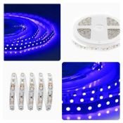 Светодиодная лента Синий 3528 12V  9.6W/m 120Led/метр 00-18 8мм