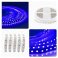 Светодиодная лента Синий 3528 12V  9.6W/m 120Led/метр 00-18 8мм