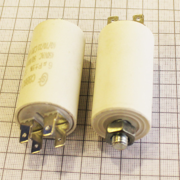 конденсатор пусковой CBB-60-450- 6 5% (4pin + болт)
