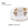 Светодиодная лента Белый теплый 3528 24V  10W/m 120Led/метр 00-330 8мм