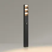 светильник 12W Белый теплый 055038 LGD-TILLIS-BOLL-SOCKET-H900 (GR, 92 deg, 230V) IP65 цилиндр стационарный серый