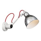 Накладной светильник -бра Lightstar без лампы 765604 LOFT 1х40W E14 220V IP20 белый/хром