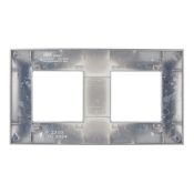 Рамка металлическая 2 поста IEK SKANDY SK-M22-M-K50 SK-F32N никель