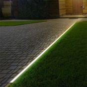 светильник    24W Белый теплый 027994(2) ART-LUMILINE-3351-1000 24V IP67 линейный встраиваемый серебристый