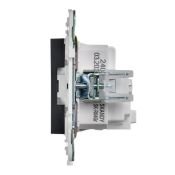 Штепсельная розетка встраиваемая IEK SKANDY 16А SK-R11-16-K48 SK-R05T с з/к без з/ш титан