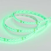 Светодиодная лента Зеленый 2835 24V  9.6W/m 120Led/метр герм (силикон) 016510(2)  RTW-SE-A120 LUX IP65