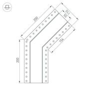 Угол для профиля SL-LINIA55-FANTOM 135гр. 030129