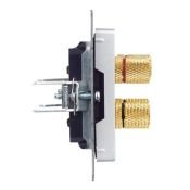 Розетка встраиваемая аудио IEK BRITE BR-S40-K47 РА10-БрА алюминий