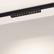 Магнитный трековый светильник  8W Белый дневной MAG-FLEX-LASER-L235 24deg 48V черный 036317