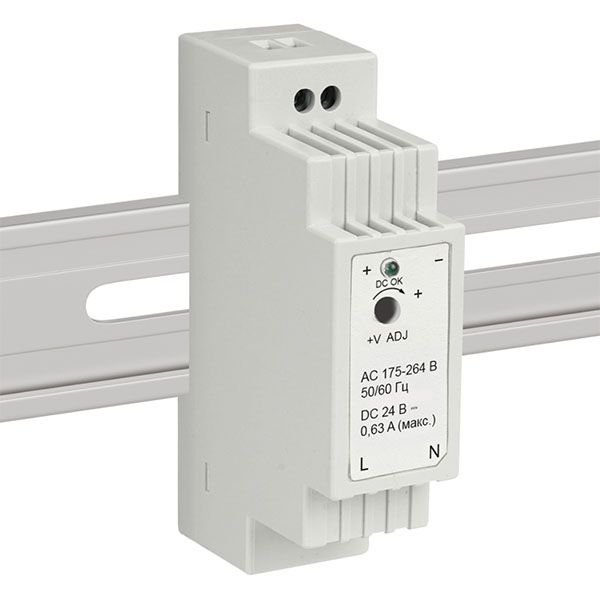 Блок питания (AC-DC) 24V  15W 03-163 Apeyron на din рейку