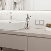 Штепсельная розетка встраиваемая WERKEL 16A 250V WL11-SKGSC-01-IP44 / W1171261  с/з, шторками и защитной крышкой белый матовый