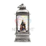 фигурка  светодиодная &quot;ФОНАРЬ&quot;  Белый, 501-065, 2Led, 4хААА, бронзовый корпус, IP20