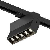 Трековый светильник однофазный  10W Белый теплый SOLID EDDER DK6436-BK IP20 на шинопровод черный