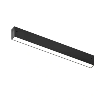 Трековый светильник однофазный  18W Белый-MIX SMART LINEAR DK8304-BK IP20 на шинопровод управляемый ZigBee черный