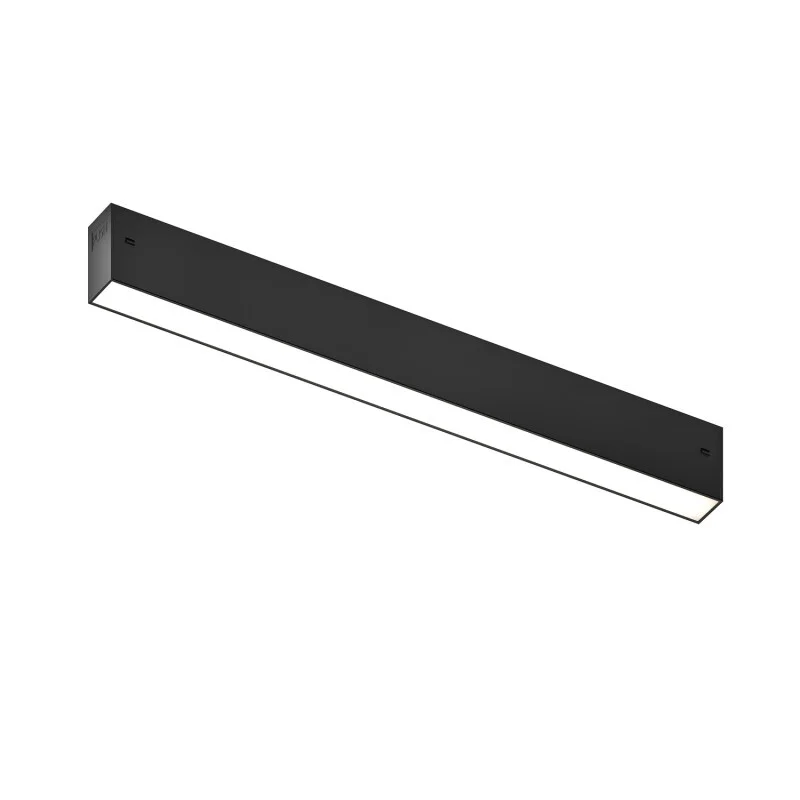 Трековый светильник однофазный  18W Белый-MIX SMART LINEAR DK8304-BK IP20 на шинопровод управляемый ZigBee черный