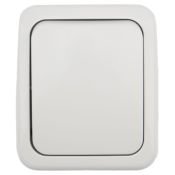 Выключатель одноклавишный Mini OG KR-78-0601 белый IP54 KRANZ