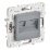 Розетка встраиваемая компьютерная двойная IEK SKANDY SK-K20-2-K03 SK-K04Gr RJ45 кат.6 серый