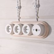Изолятор керамический белый WERKEL RETRO W6431401 без винта