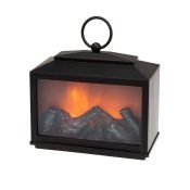 фигурка  светодиодная 4,5W Белый теплый камин &quot;Сканди&quot;, 511-033, 2Led, 3хC, с эффектом живого огня, IP20