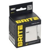 Розетка встраиваемая USB IEK BRITE C 65Вт BR-U13-065-K01 РЮ12-1-БрБ белый