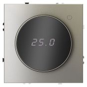 Терморегулятор электронный VOLTUM S70 с индикацией и датчиком для теплого пола шелк