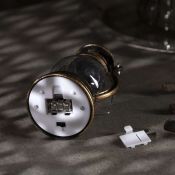 фигурка  светодиодная &quot;Золотистый фонарь&quot; 8х12х6 см, пластик, батарейки LR44х3, свечение тёплое белое