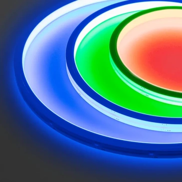Гибкий неон   10W RGB 052641 WAVE-TOP-PU-H120-10x10mm 24V IP68 1м