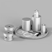 Держатель для гибкого неона Maytoni NEMO 20308 для подвесного монтажа неона 360° D25 серебро