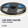 Светодиодная лента  Белый 2835 12V  9.6W/m 120Led/метр герм (силикон) LSE-261 Эконом 6500K IP65