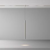 Трековый подвесной светильник 5W Белый теплый TR156-1-5W3K-PT Фокус / Focus Led Flarity IP20 платина