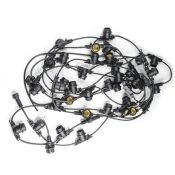 Гирлянда Belt-Light UL-00012327 UDL-K122 20/E27/10M шаг 50см патроны E27 провод белый (10м) IP65