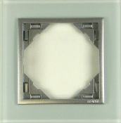 LOGUS Одиночная рамка, стекло/алюминий 90910 TCA