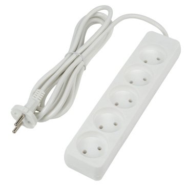 удлинитель без заземления Uniel UL-00009990 S-CU5-3 WHITE 5м Ultra