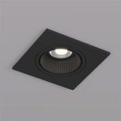 Встраиваемый светильник без лампы DENKIRS RODVIG DK3071-BK GU10/GU5.3 черный квадратный