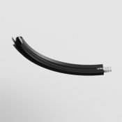 Коннектор радиусный R300 TRA044-angle.12B Exility встраиваемый под ГКЛ 12,5мм черный