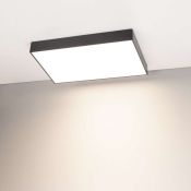 Накладной светильник  60W Белый дневной 034806 SP-QUADRO-S600x600 230V IP40 квадратный черный