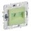 Розетка встраиваемая компьютерная двойная IEK SKANDY SK-K20-1-K06 SK-K03G RJ45 кат.5E мятный