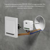 Реле-выключатель DENKIRS RL1001-SM 250W одноканальное Wi-Fi