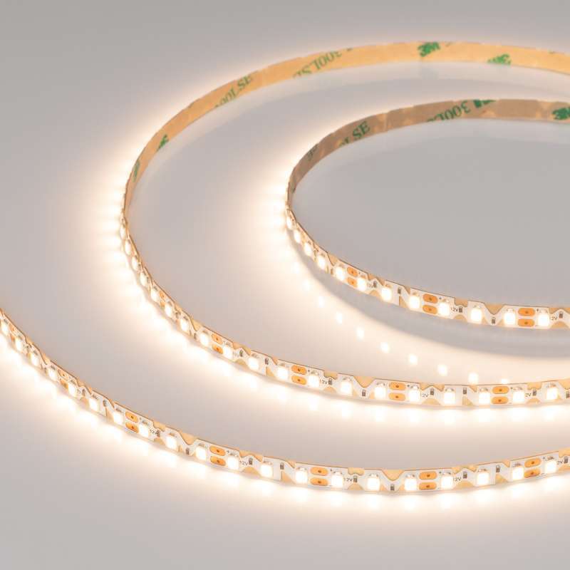 Светодиодная лента змейка Белый теплый 2835 12V 12W/m  120Led/метр 036449 RZ-A120-6mm 3000K