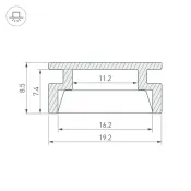 алюминиевый профиль KLUS HR-3000 044793
