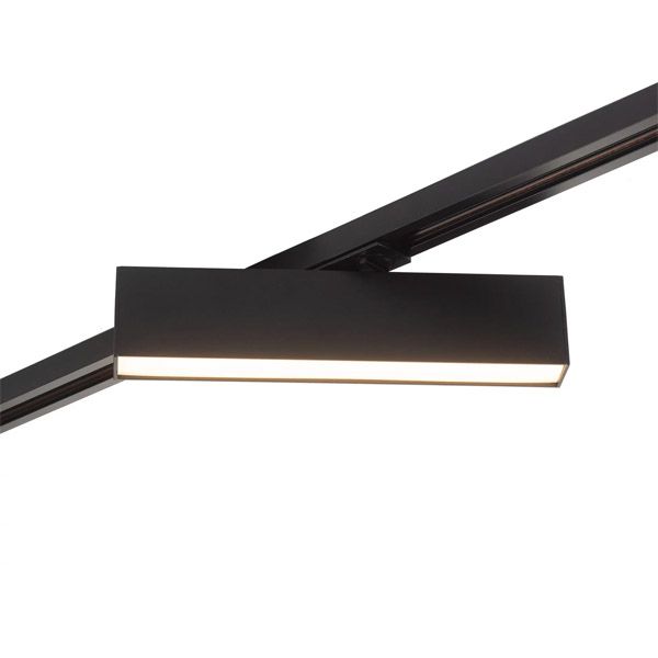 Трековый светильник  10W Белый теплый SOLID HALS DK6430-BK IP20 на шинопровод черный