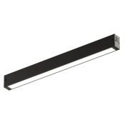 Трековый светильник однофазный  18W Белый-MIX SMART LINEAR DK8004-CONN-BK IP20 на шинопровод управляемый черный