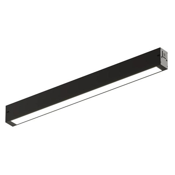 Трековый светильник однофазный  18W Белый-MIX SMART LINEAR DK8004-CONN-BK IP20 на шинопровод управляемый черный