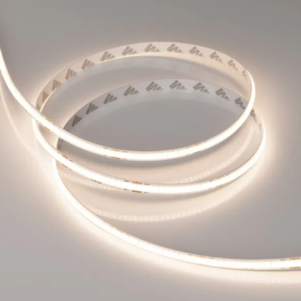 Светодиодная лента Белый теплый CSP 24V   8W/m 320Led/метр 044584(1) COB-X320-8mm 3500K