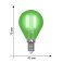 лампа декоративная шар  G45 Зеленый 5.0W UL-00002987 LED-G45-5W/GREEN/E14 GLA02GR лампа декоративная шар  G45 Зеленый 5.0W UL-00002987 LED-G45-5W/GREEN/E14 GLA02GR