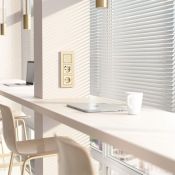 Рамка металлическая 3 поста WERKEL AluMax W0033511 шампань