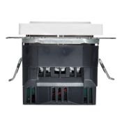 Штепсельная розетка встраиваемая IEK BRITE 16А BR-R14-16-U22-018-K91 РЮш11-1-БрАБ с з/к и шторками с USB A+C 18Вт арктический белый