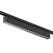 Трековый светильник однофазный  40W Белый теплый SOLID EDDER DK6634-BK IP20 на шинопровод черный