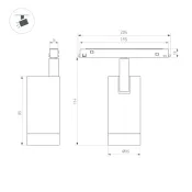 Трековый светильник   6W Белый теплый 045065 MAG-ORIENT-SPOT-R35 24deg на магнитный шинопровод латунь DALI