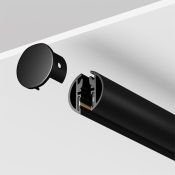 Шинопровод круглый подвесной 2 м Levity TRX184-R-112B чёрный